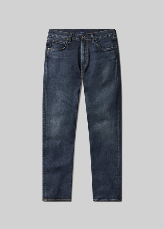 Gage Slim Straight Perform Denim in Heirloom flat