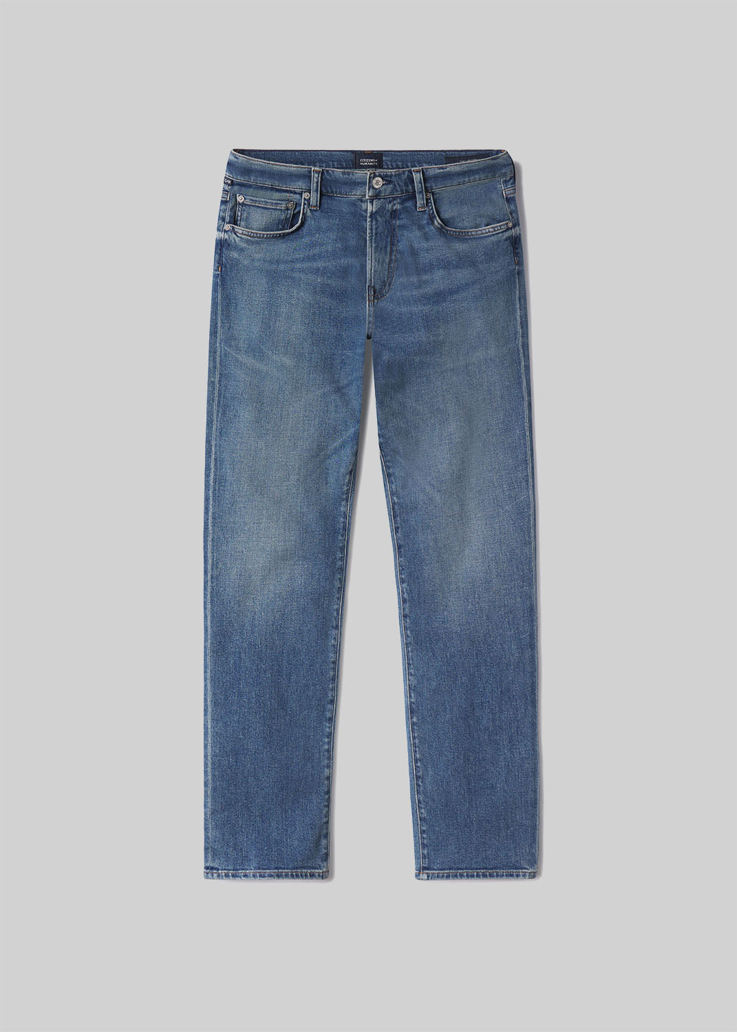 Gage Slim Straight Cashmere Denim in Anders FLAT