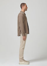 Adler Tapered Classic 4 Way Stretch Twill in Concrete side