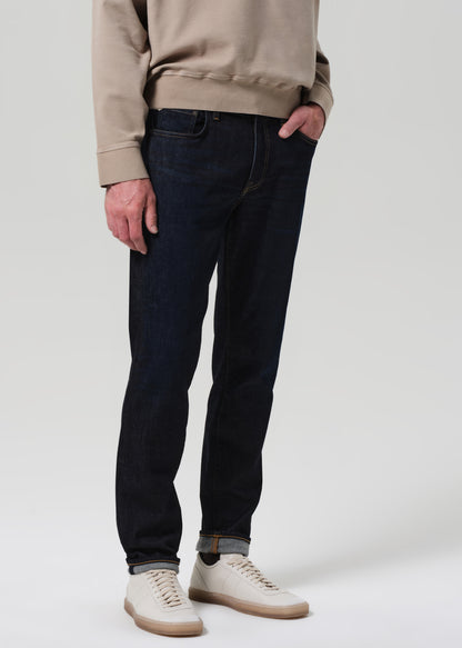 Adler Slim Cashmere Denim in Falcon front