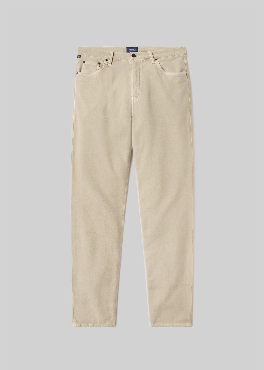 Adler Slim Perform Twill in Pelican flat