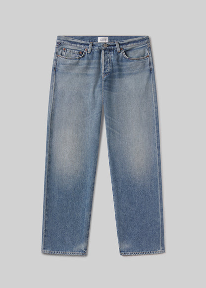 Beau Straight Premium Vintage in Shadow Blue flat