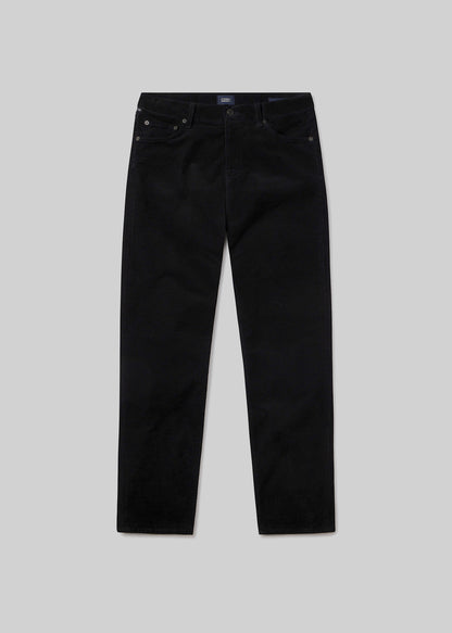 Elijah Straight Corduroy in Black flat