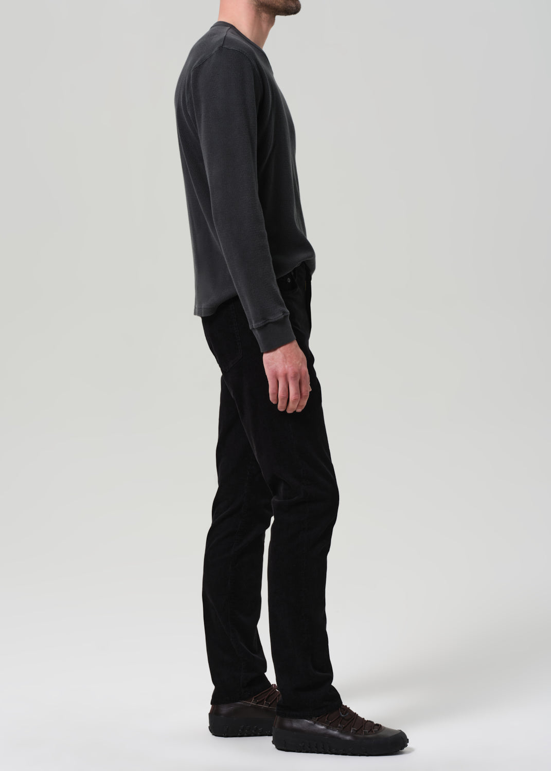 Elijah Straight Corduroy in Black side