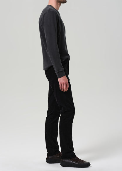 Elijah Straight Corduroy in Black side