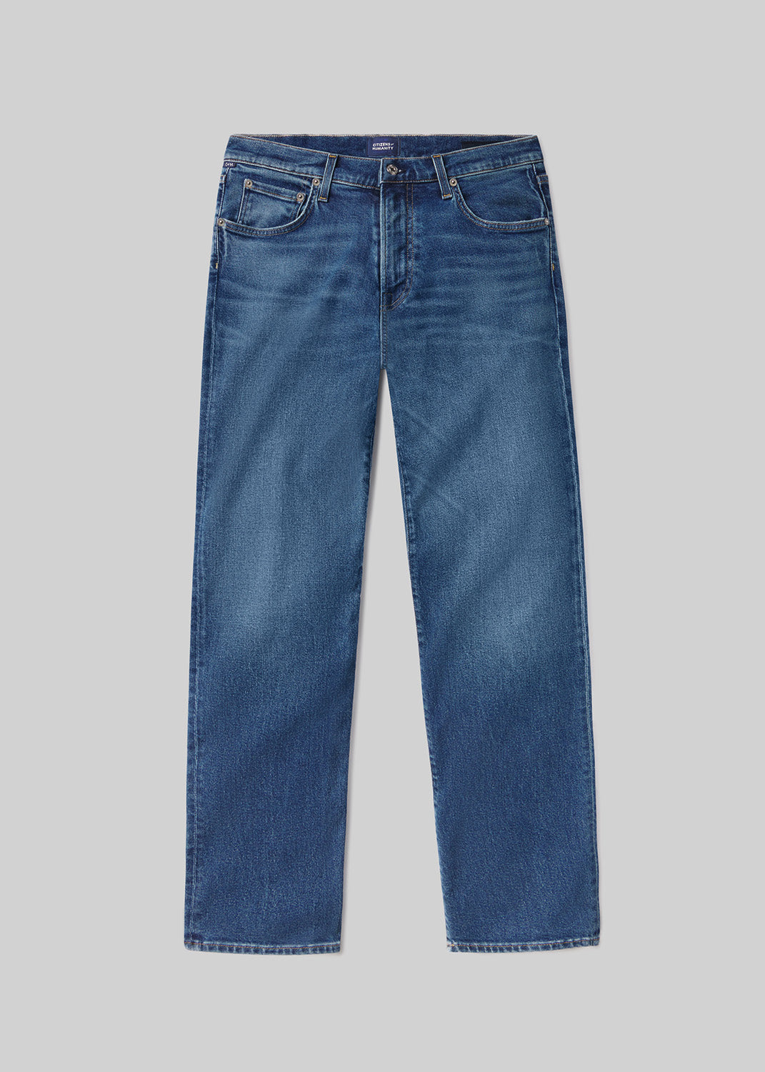 Blue jeans, front product view