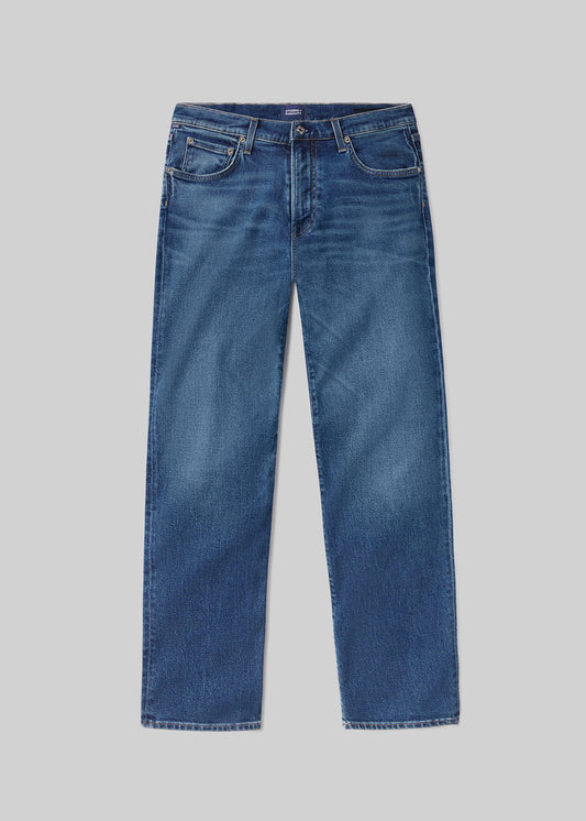 Blue jeans, front product view