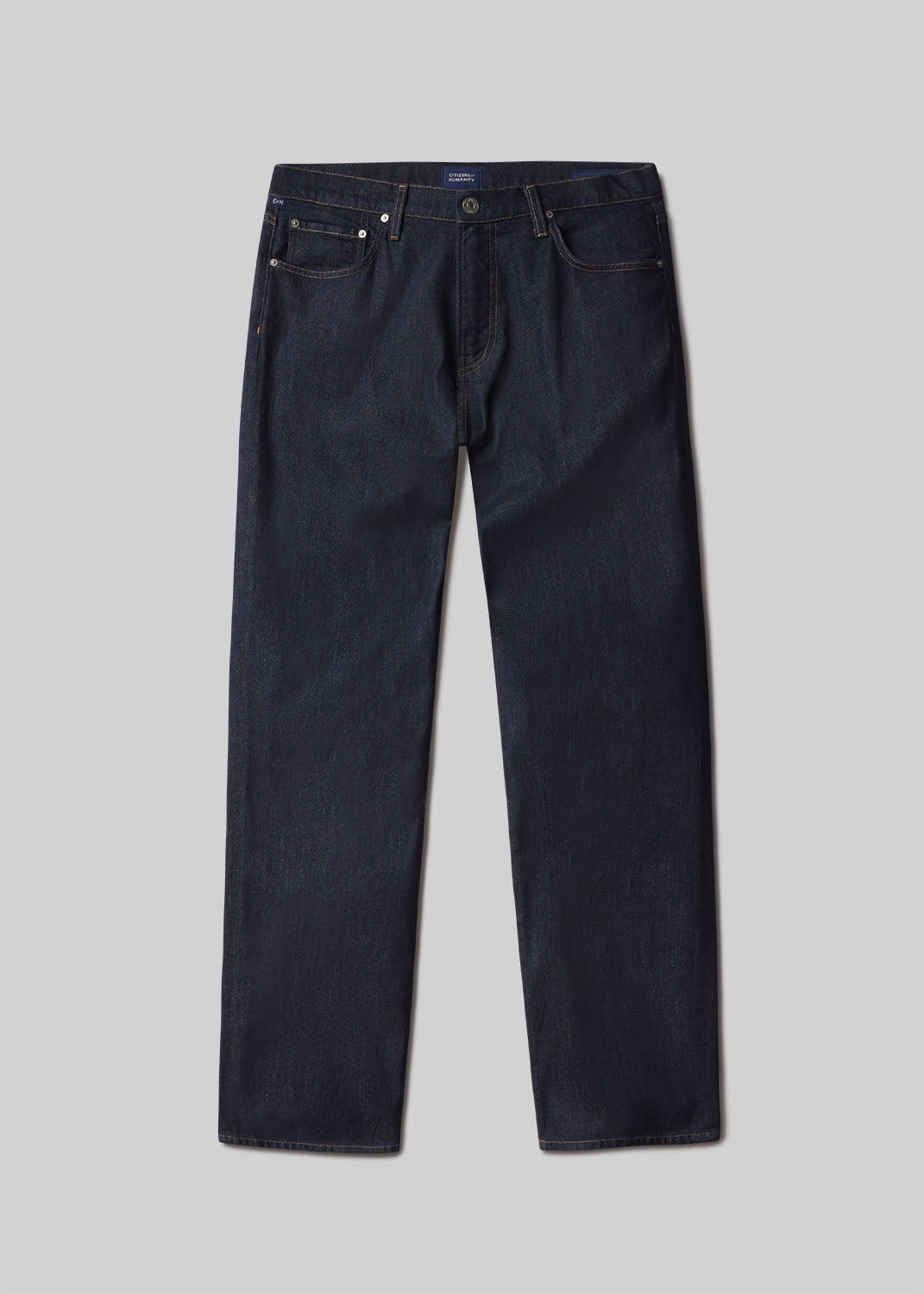 Elijah Straight Tropical Denim in Rinse flat