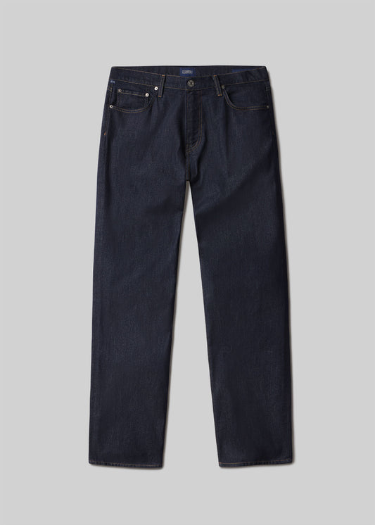 Elijah Straight Tropical Denim in Rinse flat