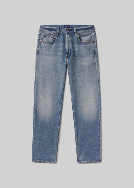 Elijah Straight Premium Vintage in Shadow Blue flat