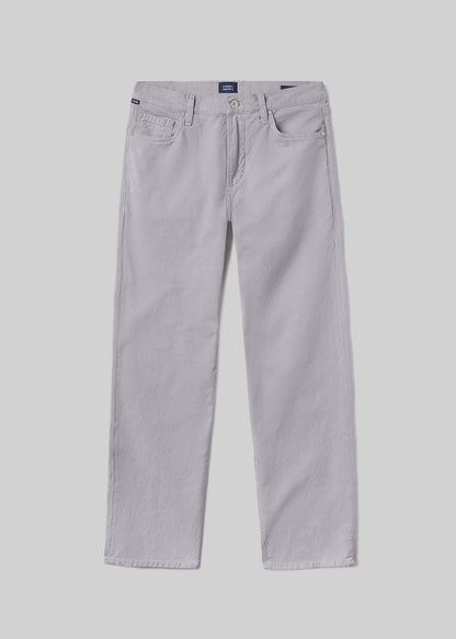 Stone grey pants, front product view