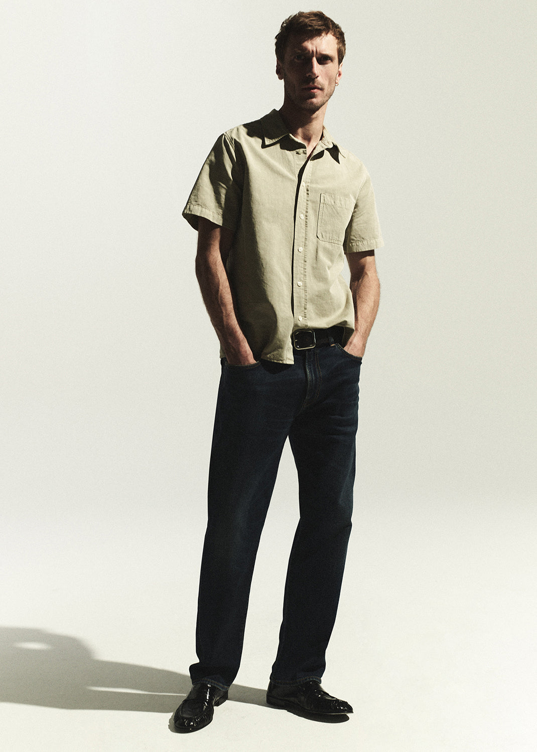 Elijah Straight Cashmere Denim Prospect