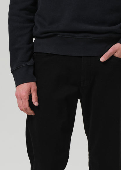 Elijah Straight Cashmere Denim in Starless