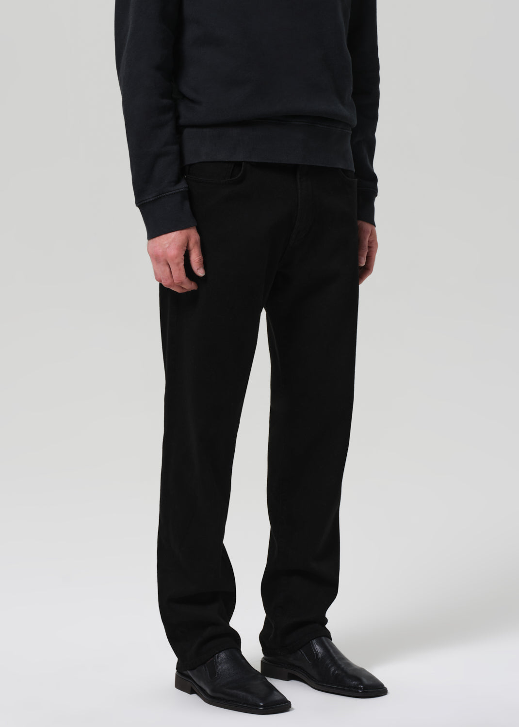 Elijah Straight Cashmere Denim in Starless