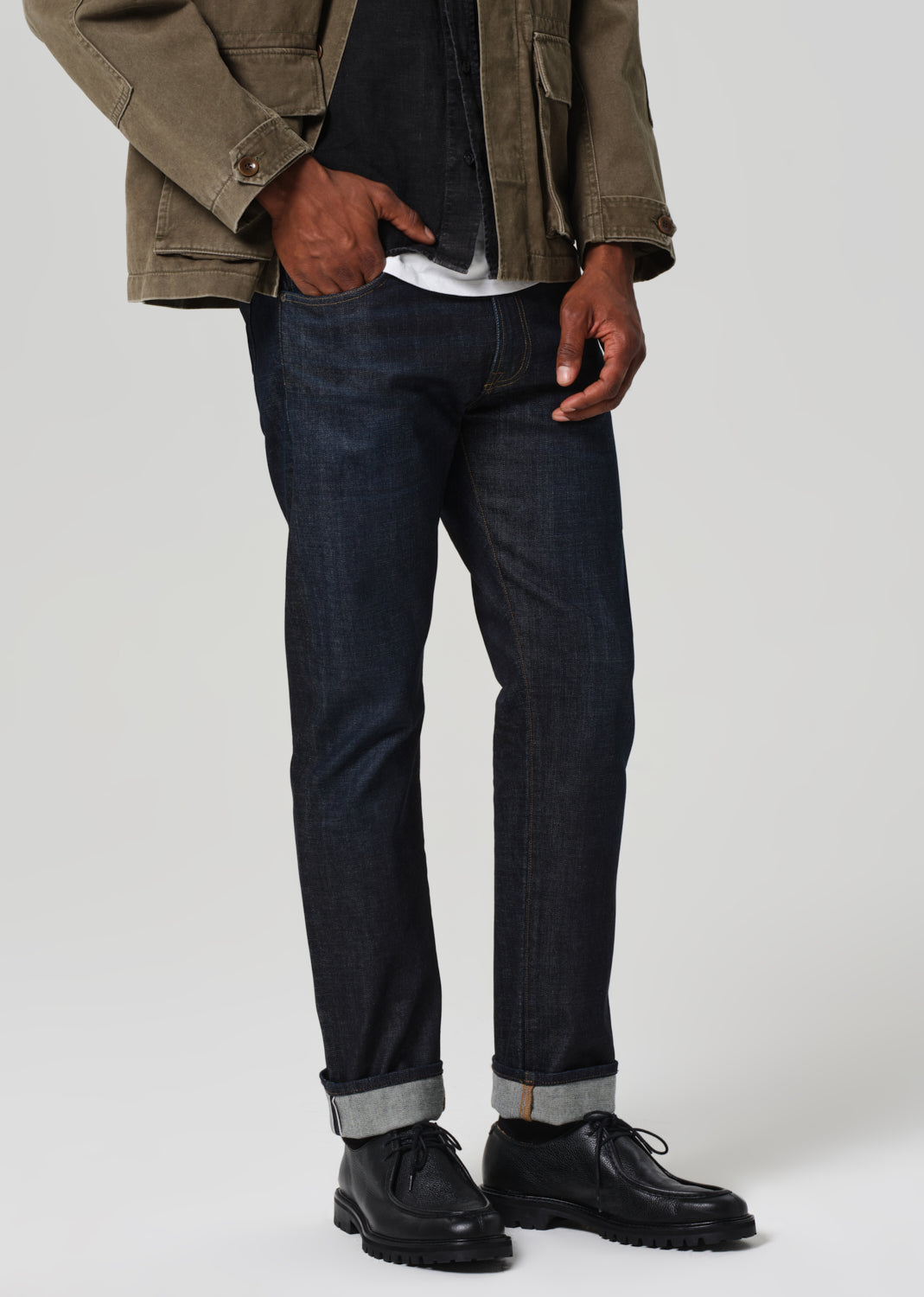 Elijah Relaxed Straight Japanese Selvedge in Alton front