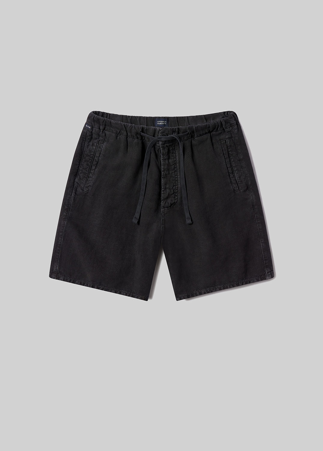 Drawstring Deck Linen Short Washed