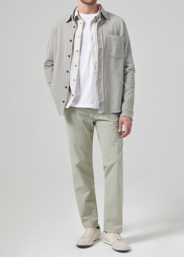 Elijah Straight Parachute Chino in Mineral Water