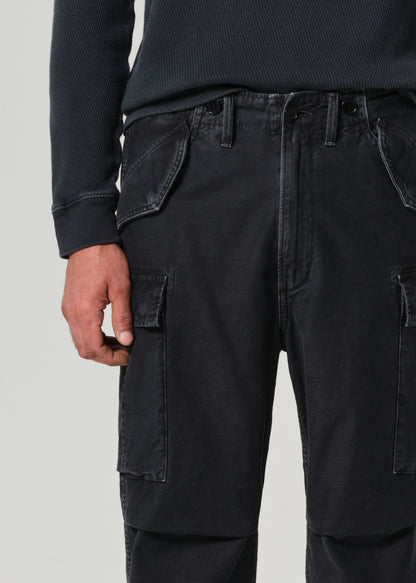 M-51 Cargo Pant in Washed Black detail