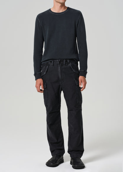 M-51 Cargo Pant in Washed Black front