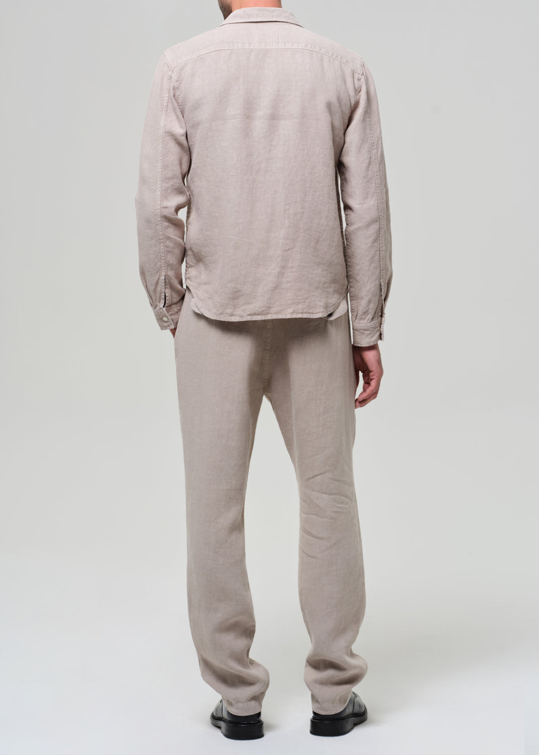 Drawstring Deck Linen Pant in Wheat