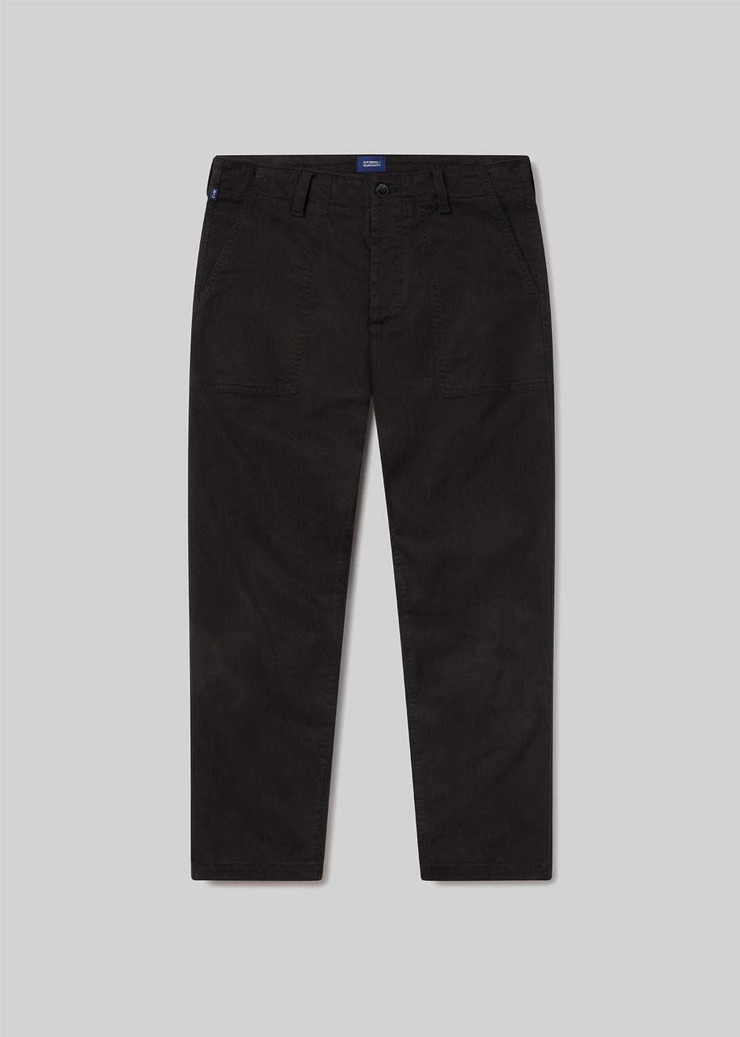 Finn Field Trouser in Black FLAT