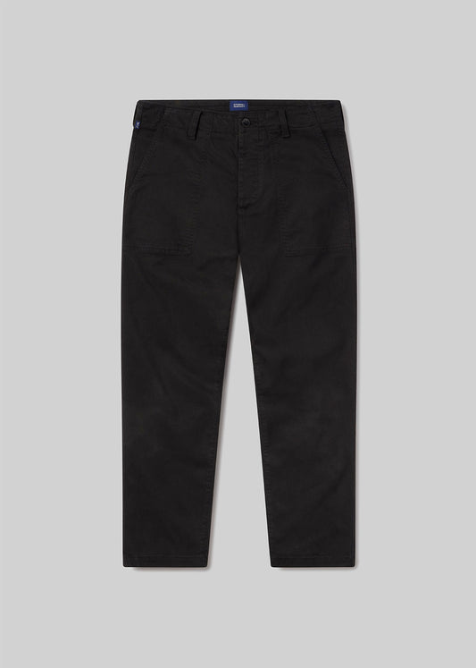 Finn Field Trouser in Black FLAT