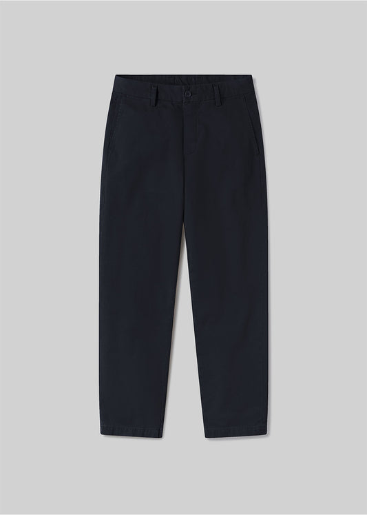 Flat Front Chino in Navy flat