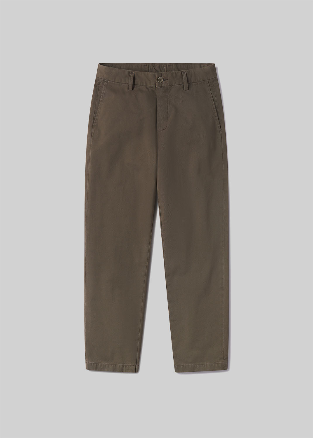 Flat Front Chino in Bay Leaf flat