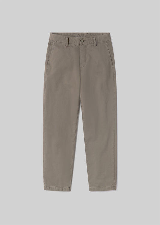 Flat Front Chino in Hazel flat