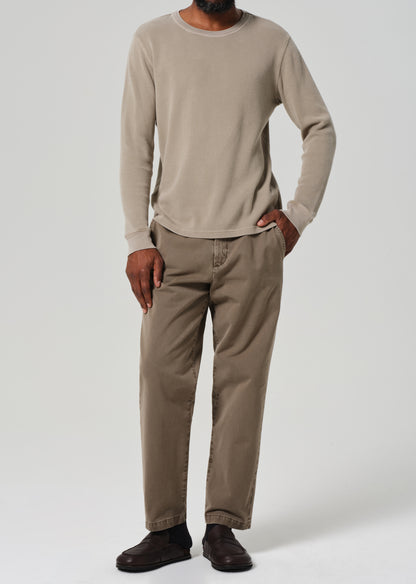 Flat Front Chino in Hazel front