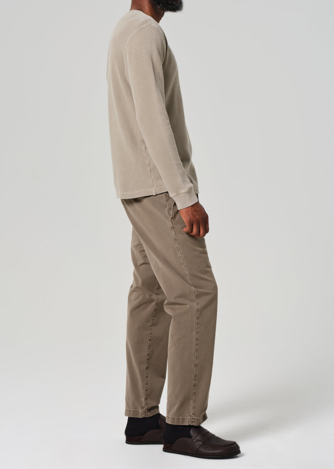 Flat Front Chino in Hazel side