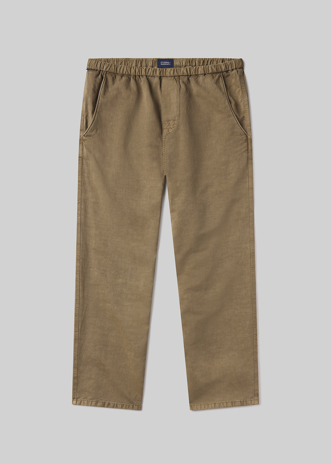 Relaxed Pull On Pant in Bezal flat