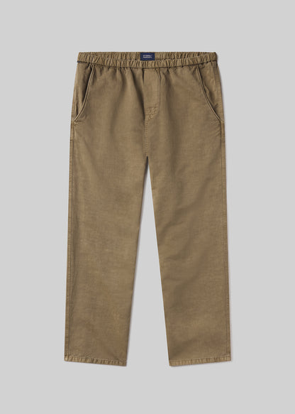 Relaxed Pull On Pant in Bezal flat