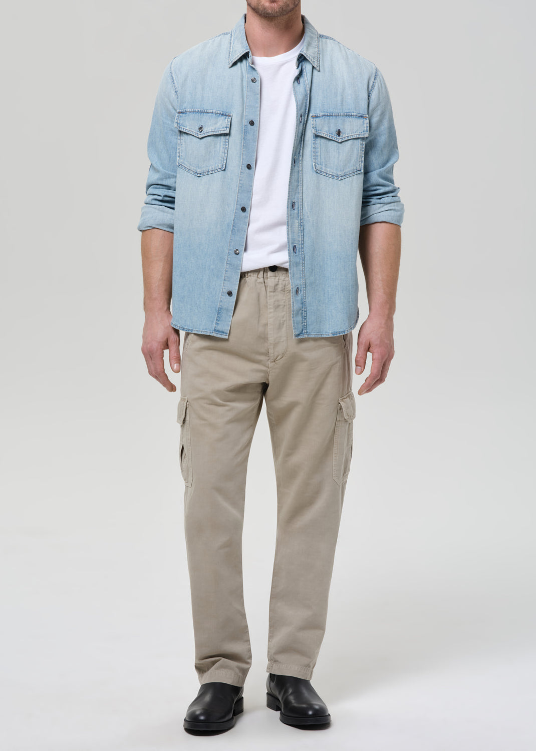 Cargo Pant Italian Poplin in Burnished Quartz M / Burnished Quartz / 32