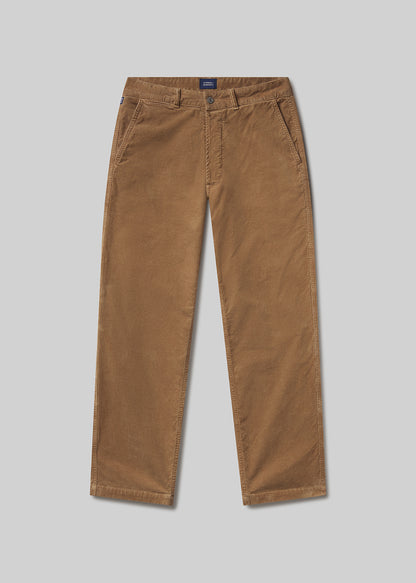 Brown pants on a grey background