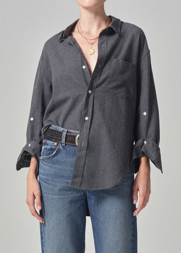 Kayla Shirt in Heron Grey