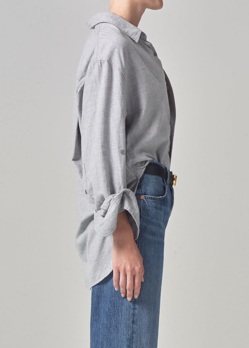 Kayla Shirt in Whisper Grey