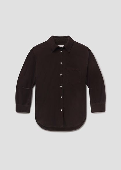 Kayla Shirt Baby Corduroy in Barrister