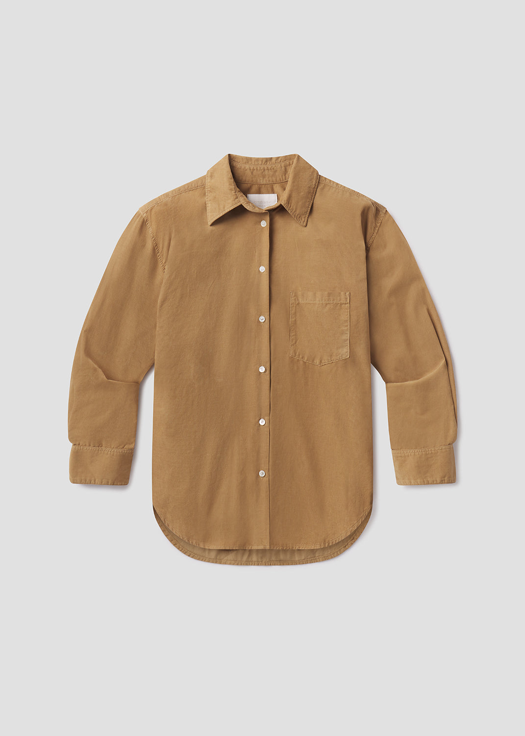 Kayla Shirt Baby Corduroy in Champagne flat