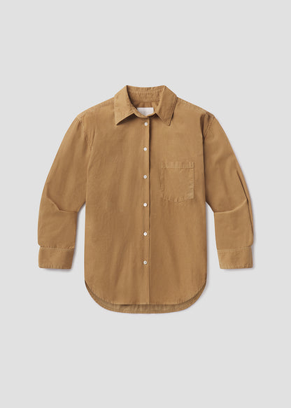 Kayla Shirt Baby Corduroy in Champagne flat