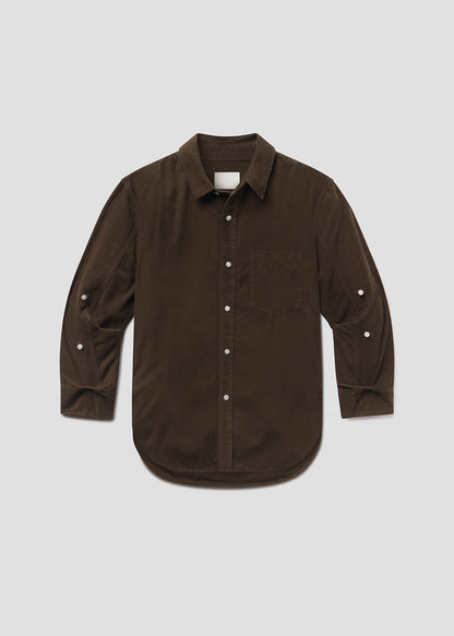 Kayla Shirt Baby Corduroy in Costes flat