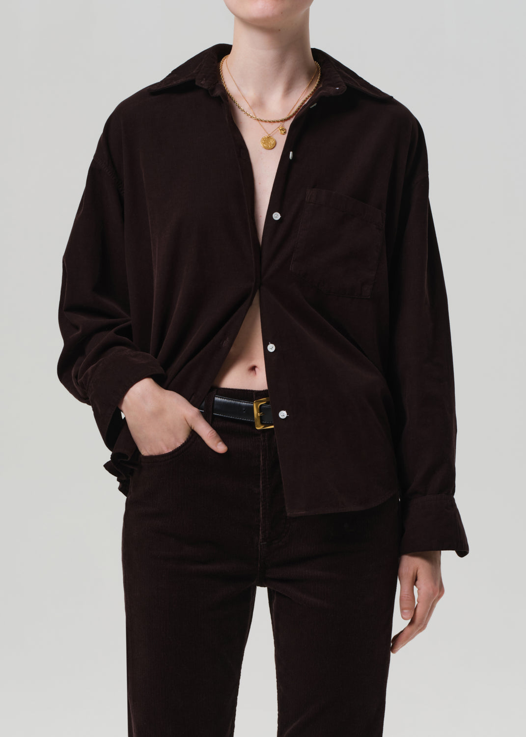 Kayla Corduroy Shirt Barrister