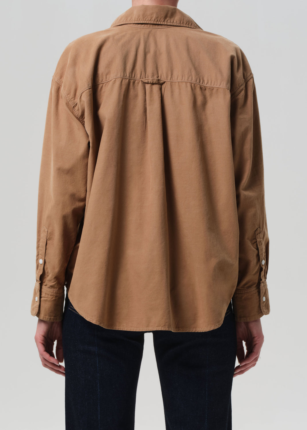 Kayla Shirt Corduroy in Champagne – Citizens of Humanity