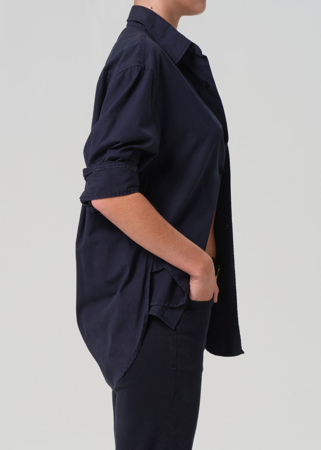 Kayla Shirt in Navy – Citizens of Humanity