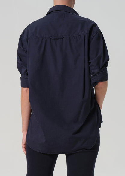 Kayla Shirt in Navy back