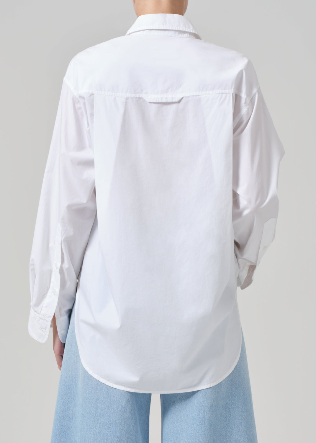 Kayla Shirt in Optic White back