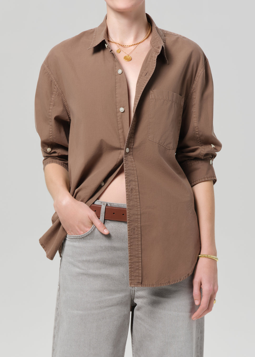 Kayla Shirt
In Cocoa from Citizens of Humanity - $248
