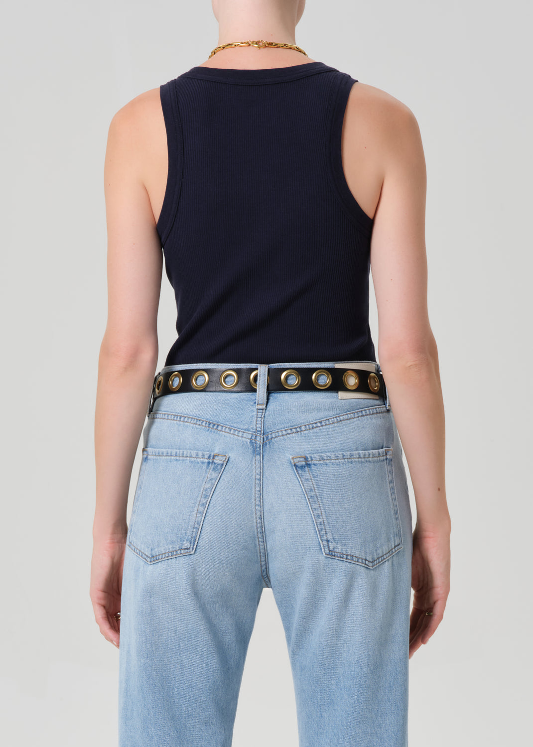 Isabel Rib Tank in Navy – Citizens of Humanity
