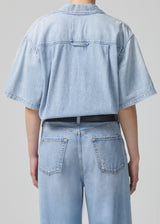 Short Sleeve Kayla Shirt in Wind Chime