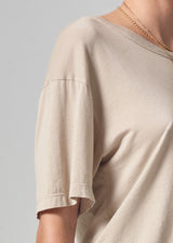 Elisabetta Relaxed Tee in Taos Sand